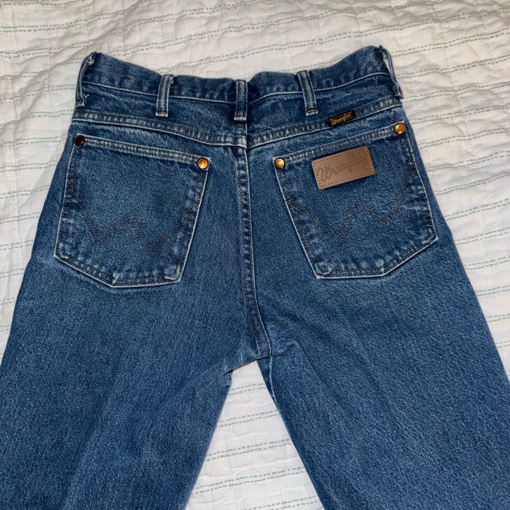 Wrangler Men's Slim Jeans - Blue - Picture 2 of 3